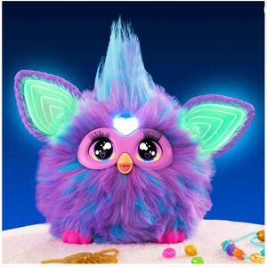 Furby Purple Plush Interactive Toy Lights Dancing Singing 2023